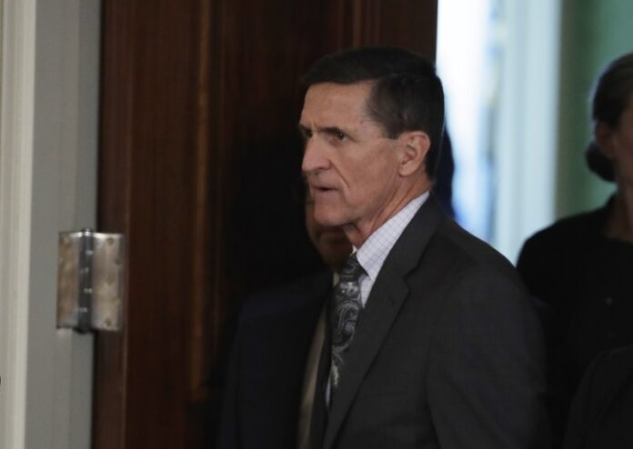National Security Adviser Michael Flynn in the east Room of the White House on Monday in Washington. Photo: Evan Vucci / Associated Press