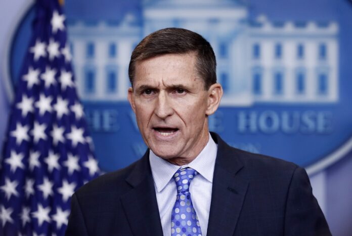 National Security Adviser Michael Flynn speaks Feb. 1 during the daily news briefing at the White House, in Washington. Photo: Carolyn Kaster / Associated Press