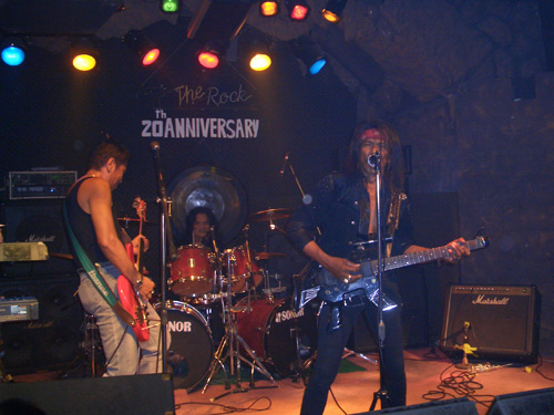 Lam Morrison, at right, and band V.I.P. perform in 2007 at The Rock Pub’s 20th anniversary. Photo: The Rock Pub / Facebook