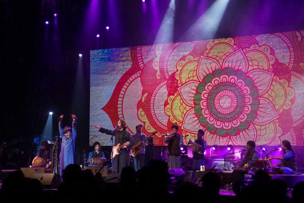 Junun featuring Shye Ben Tzur & The Rajasthan Express at the main stage on Saturday night.