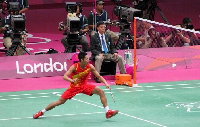 Lin Dan seen here in 2012 in Wembley Arena during the London Olympics. Photo: Antony Stanley / Flickr