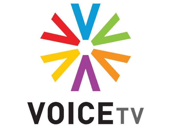 Voice TV logo. Image: Voice TV / Wikimedia Commons