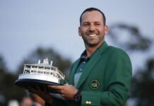 Opinion: PGA Tour Study Shows Disparity in Ranking Points Sergio Garcia, of Spain, holds his trophy at the green jacket ceremony after the Masters golf tournament in 2019 in Augusta, Georgia. Photo: David Goldman / Associated Press