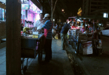 See Bangkok Before and After Street Food (Interactive)