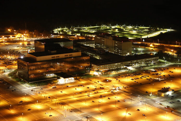 Aerial photo of the National Security Agency in 2013. Photo: Trevor Paglen / Wikimedia Commons