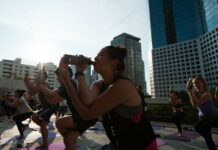 Beer Yoga Returns to New Home at Wishbeer