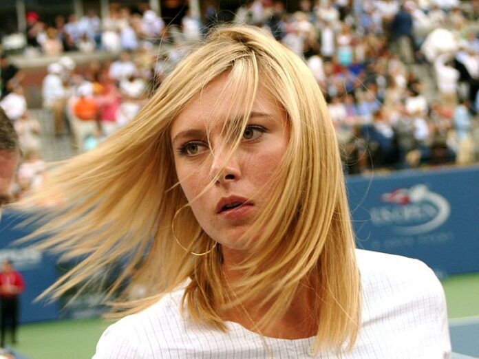 Maria Sharapova seen here in 2007 at the US Open in New York. Photo: Boss Tweed / Wikimedia Commons