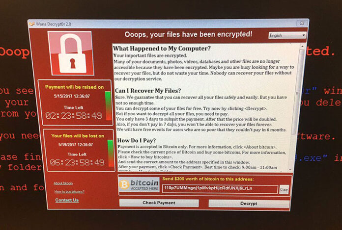 This image provided by the Twitter page of @Fendifille shows a computer at Greater Preston CCG as Britain's National Health Service is investigating 'an issue with IT' on Friday. Image: @fendifille / Associated Press