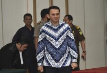Governor Convicted of Blasphemy Freed From Indonesian Prison Jakarta Governor Basuki "Ahok" Tjahaja Purnama, center, enters the court room as he attends his sentencing hearing in 2017 in Jakarta, Indonesia. Photo: Bay Ismoyo / Associated Press