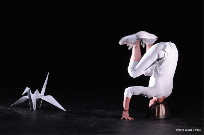 Valentine Nagata-Ramos performs ‘Sadako.’ Photo: Marie Louise Pontus