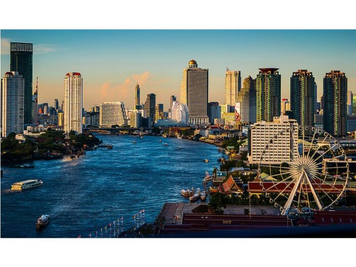 The Bangkok skyline in 2013.