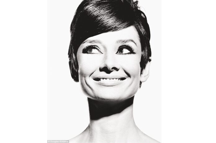 Audrey Hepburn portrait taken by Douglas Kirkland in 1965 in Paris.