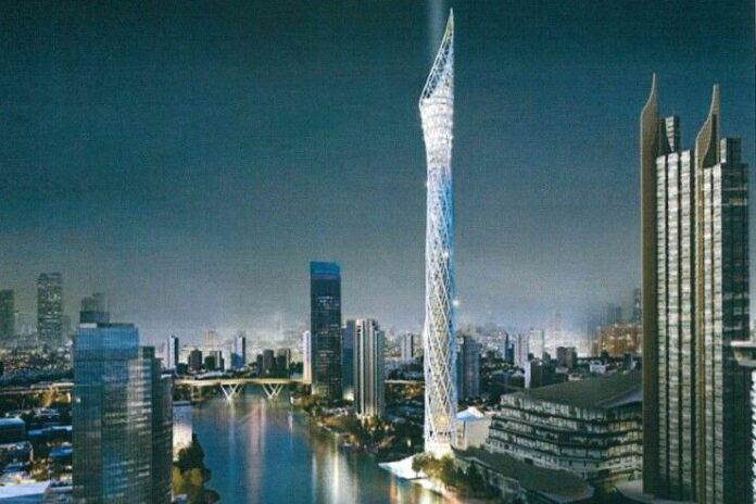 A concept design for Bangkok Observation Tower. Image: Bangkok Observation Tower Foundation