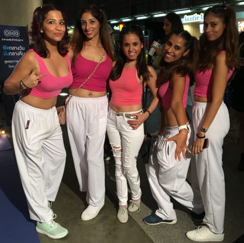 “She’s my idol and has inspired me since I was a teenager,” said Nanthida Kiatvachraphong, who came with four friends dressed in similar pink athletic outfits.