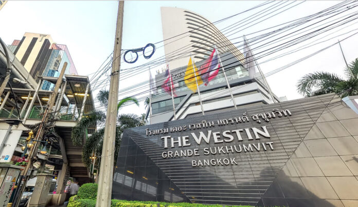 The Westin Grande Sukhumvit Bangkok Hotel on 259 Sukhumvit Road in Khlong Toei district. Photo: Google Maps