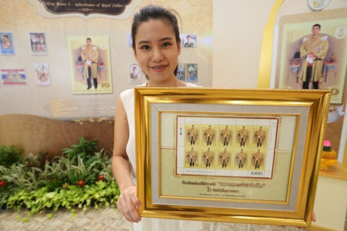 Postal stamps bearing the image of King Vajiralongkorn were released to the public today, the 65th birthday of His Majesty the King.