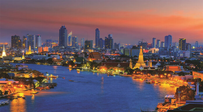 Temples and other venues along the Chao Phraya River that will be used for the Bangkok Art Biennale, one of three major art events coming to Thailand in 2018. Photo: Bangkok Art Biennale / Courtesy