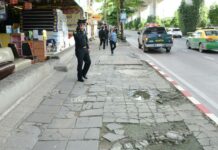City Hall Pledges Sidewalk Fixes in 5 Bangkok Districts
