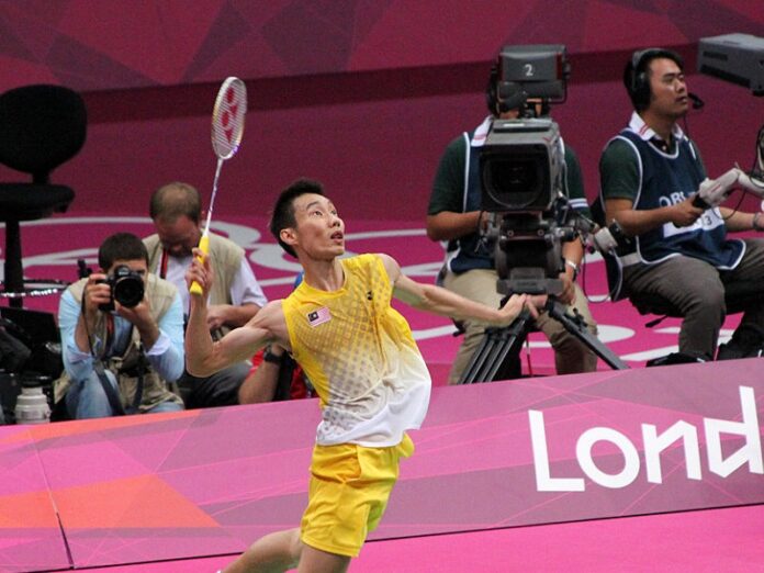 Malaysia's Lee Chong Wei seen here in 2012 at the Wembley Arena during the men's badminton final at the London Olympics. Photo: Antony Stanley / Wikimedia Commons