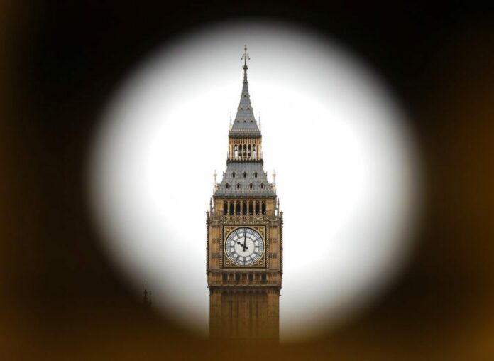 The Elizabeth Tower, home to the Great Clock and housing the bells Big Ben, is seen in London, Monday, Aug. 21, 2017. On Monday 21 August at noon, Big Ben's famous bongs will sound for the last time before major conservation works are carried out. Photo: Frank Augstein / Associated Press