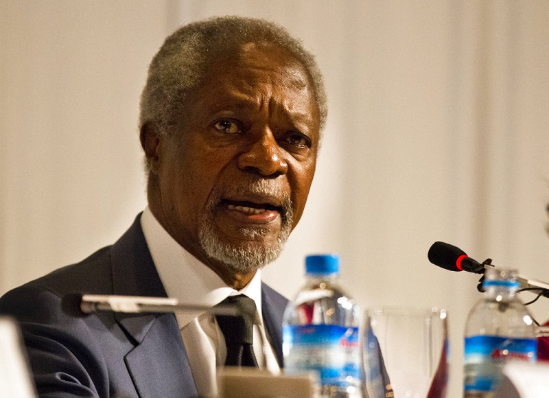 Ex-UN Chief Annan: Get Myanmar Refugees Home, Not to Camps