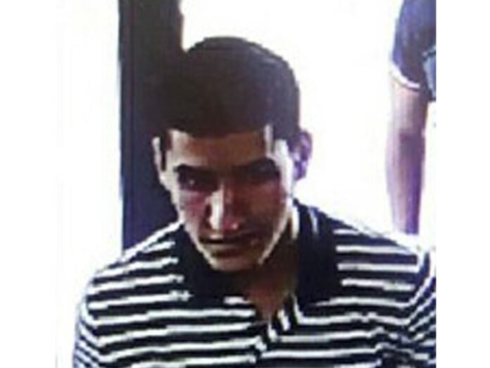An image of suspect Younes Abouyaaqoub, released by the Spanish Interior Ministry on Monday Aug. 21, 2017. Photo: Associated Press