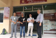 Five in Chiang Mai Hear Charges Over ‘Not a Barracks’ Banner