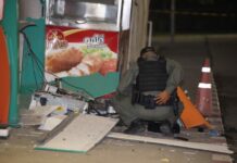 Police Pursue ‘Plump’ Thief Who Bombed Bangkok ATM