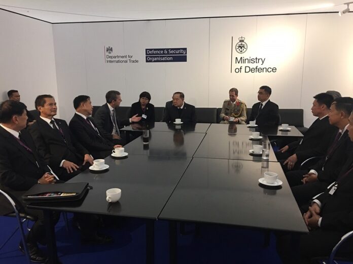 Deputy Prime Minister and Defense Minister Prawit Wongsuwan meets British authorities during his trip to London from Tuesday to Friday.