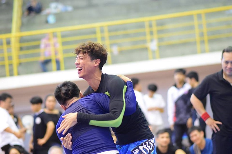 Long time friendships are cultivated in BJJ. After a competition, friends can be seen hugging each other.