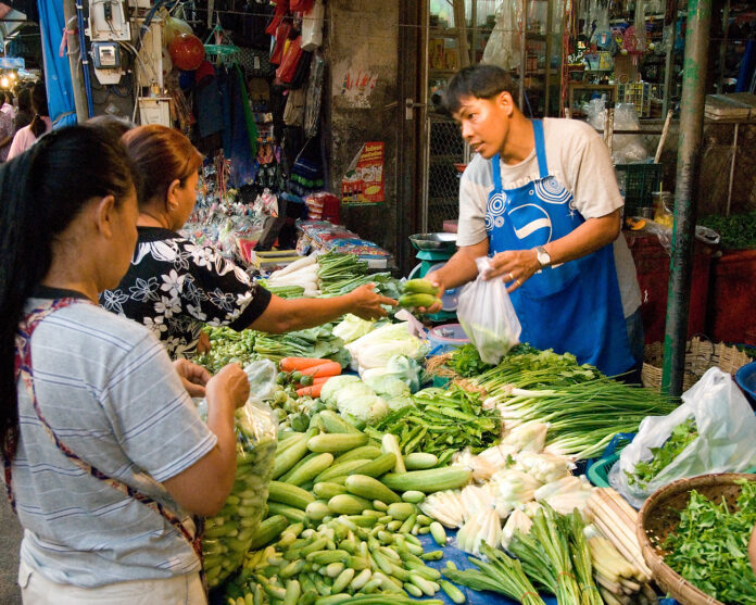 A vegetable market in Trat. Photo: Surreal Name Given / Flickr