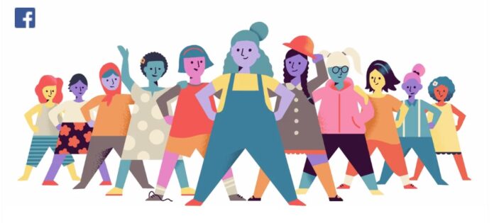 A Facebook graphic that appeared atop Facebook timelines Wednesday to recognize International Day of the Girl.