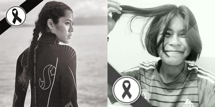 Facebook pages’ Happy Nancy and Da La’s profile pictures with mourning ribbons on them.