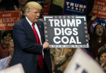 Expert Raises Alarm Over Prayuth-Trump Coal Deal Donald Trump campaigns before the 2016 US presidential election. Photo: Wikimedia Commons