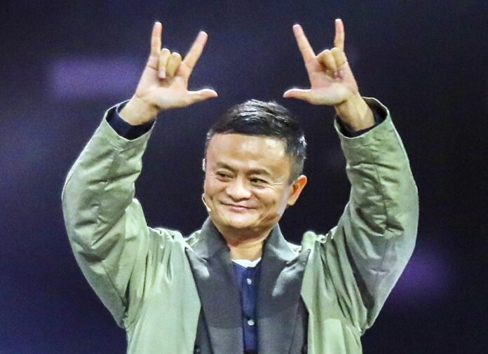 Jack Ma, founder of China's biggest e-commerce giant Alibaba Group, attends a star-studded 2017 Tmall 11.11 Global Shopping Festival gala, Friday in Shanghai, China. Photo: Associated Press