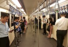 Bangkok Subway Removes Seats to Save Space