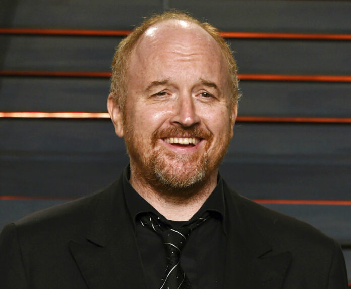 Louis C.K. arrives at the Vanity Fair Oscar Party Feb. 28, 2016, in Beverly Hills, California. Photo by Evan Agostini / Invision
