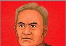 Near-Forgotten Struggles Against Dictatorship and Repression Taxi driver Nuamthong Praiwan in a painting by an unknown artist.