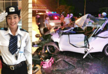 ‘Mall Cop’ Student Seriously Injured in Collision