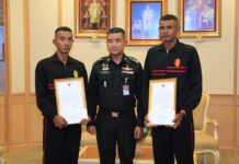 Army Honors Toon Bodyslam’s Soldier Bodyguards
