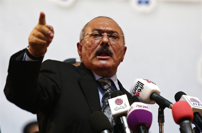 Former Yemeni President Ali Abdullah Saleh in a file photo. Photo: Associated Press