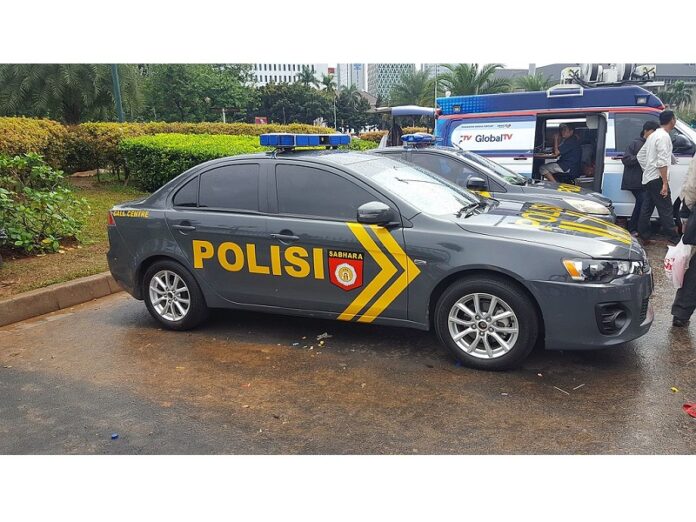An Indonesian police car in 2016. Photo: Wikimedia Commons