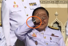 Show and Don’t Tell: Gen. Prawit Won’t Explain His Bling Watch to Public Gen. Prawit Wongsuwan flashes a watch thought to cost several million baht in a Monday photo.