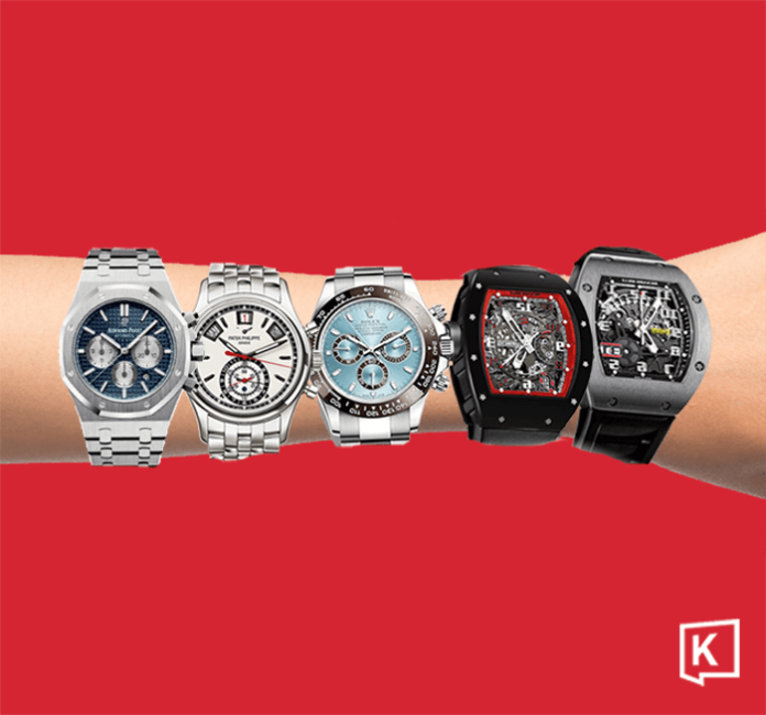 PRAWATCH Five luxury watches have been spotted on the arm of junta deputy leader Prawit Wongsuwan.