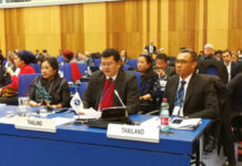 Thailand Joins UN Vote Against US Recognition of Jerusalem Thailand's ambassador to the United Nations Sek Wannamethee, at center, with the Thai delegation in Geneva in a file photo released Tuesday. Photo: ThaiEmbassy.org