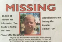Missing Briton’s Body Found by Cha-am Beach