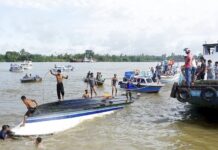 42 Survive Boat Capsizing off Indonesia’s Borneo; 8 Dead