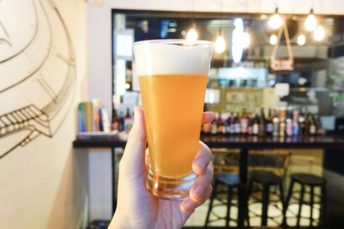 A glass of kombucha brewed by Natatchakorn Thanapubodee of ‘I Hate Pigeons.’
