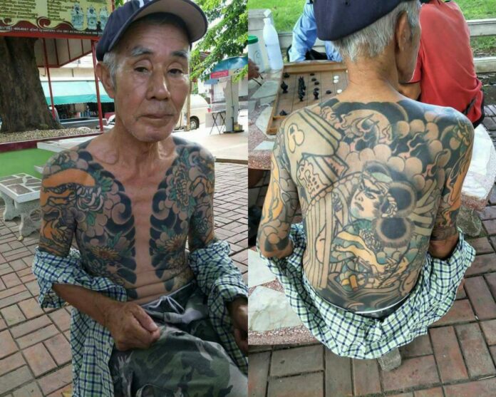 Cool Tattoos Give Away Lopburi Man's Yakuza Secret