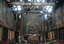 Fire Burns Through Chiang Mai Temple Hours After New Year